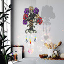 Light Catching Crystal Jewelry Wind Chime Pendant (4 Season Happiness Tree)