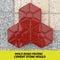 Garden Paving Mold Hexagon Concrete Paving Brick DIY Walkways Path Maker Mould