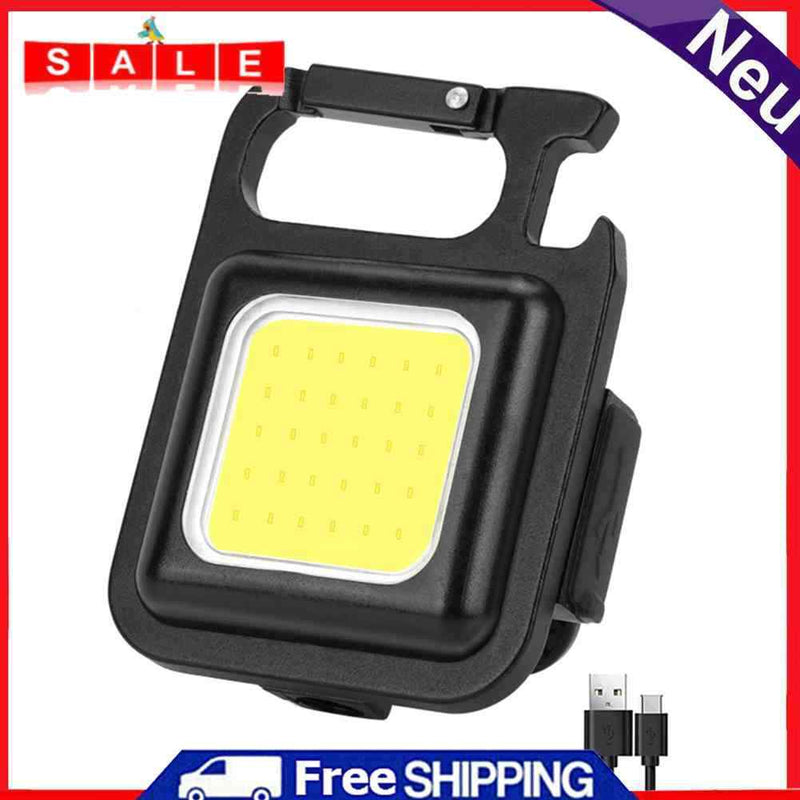 COB Work Portable LED Emergency Rechargeable for Outdoor Camping Flashlight Lamp