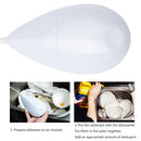 Portable Mini Ultrasonic Dishwasher Vegetable Fruit Washing Cleaner (White)