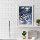 Party Haus Garten Zoo Ornament Kunstdekoration blau