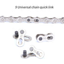 5 Pairs MTB Road Bike Chain Link Connector Chain Joint Magic Buckles (9S)