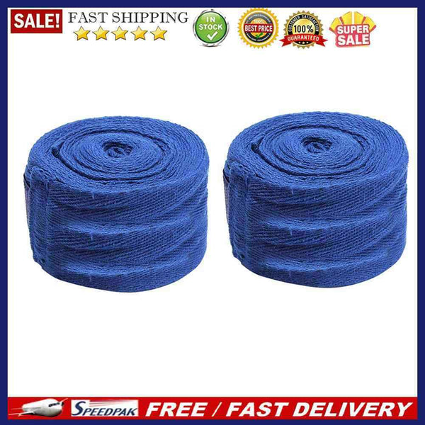2pcs 2.5m Length Universal Cotton Sports Strap Boxing Bandage Wraps (Blue)