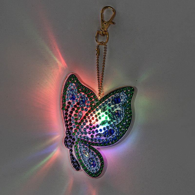 Calf 5D Diamond Painting Keychain Slap Luminous DIY Bag Pendant (dsk009)