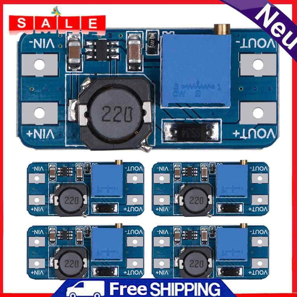 5pcs MT3608 2A DC/DC Step Up Power Booster Power Module apply to Arduino