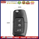For Focus Mondeo Fiesta 433MHz 4D63 Chip 3 Button Folding Remote Key Fob
