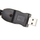 Guitar Bass 1/4'' 6.3mm To USB Link Connection Instrument Cable Adapter Newly
