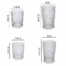 Single Layer Nordic Drinkware Clear Glass Cup Drinking Cup Sunflower Glass Cup