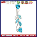 Fashion Body Piercing Jewelry Leaves The Belly Button Ring Blue