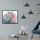 14CT Printed Partial Cross Stitch DIY Bird Flower Hand Painting Room Decoration