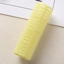 Self Grip Hair Rollers DIY Hairdressing Self-Adhesive Curling Rod (Yellow) Newly