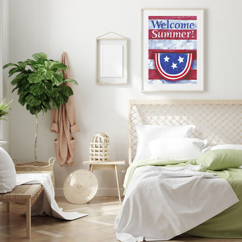 HandPainted Oil Paint Kill Time Picture Colouring Artcraft Welcome Summer Gifts