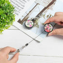 Retractable Anti-Lost Clip Lanyards Nurse ID Name Card Badge Holder Key Ring