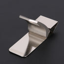 Stainless Steel Arc Hollow out Wallet Clips Name Card Folder