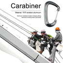 Aluminum Carabiner Outdoor Camping Hammock Buckle Hook Mountain Climbing Tool