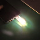 Mini Portable USB Book Light Bright Reading Lamp for Laptop (Yellow 3LED) Newly