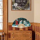 Snowman Kids Fan Oil Paint By Numbers Craft Frameless Handheld Home Decoration