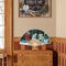 Snowman Kids Fan Oil Paint By Numbers Craft Frameless Handheld Home Decoration