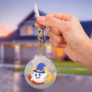 2pcs 5D Diamond Painting Keyring DIY Round Keychain Bag Pendant (YSK203)