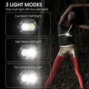 WEST BIKING Bicycle Light USB Charging Night Warning Chest Light 3 Gear Portable