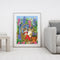 40x50cm Frameless Oil Paint By Numbers DIY Kitten Painted Canvas Picture