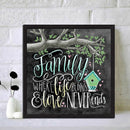 5D Diamond Painting Kit DIY Letter Full Round Diamond Mosaic