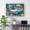 5D Full Round Drill Diamond Painting Kit Outdoor Vehicle Art Decor for Adults