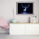 5D DIY Diamond Painting Kits Full Round Drill Moon Elk Mosaic Picture Wall Decor