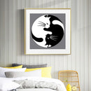 Eight Diagrams Cat Oil Paint By Numbers Kits Canvas DIY Wall Art Craft Coloring