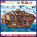 Animals 11CT Stamped DIY Embroidery Full Cross Stitch Handmade Wall Art Craft