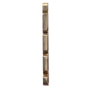 42mm Slotted Brass Metal String Nut for 4-String Electric Bass Guitar Part