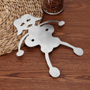 Campfire Barbecue Grill Bonfire Hot Dog Man Woman Skewers SUS Craft BBQ Fork