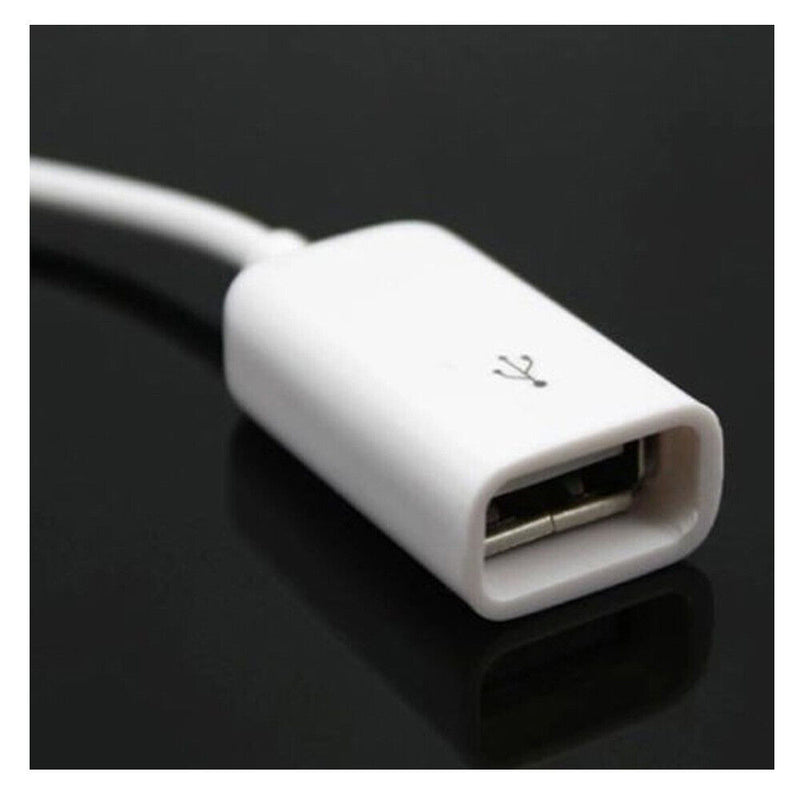 White Male To Female Cord for PC Laptop Notebook USB 2.0 Extension Cable