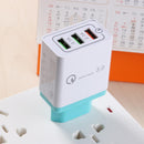 YouN QC3.0 USB Fast Charger for Mobile Phone, 3 Ports