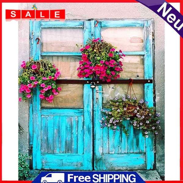Oil Paint By Numbers Picture DIY Drawing Garden House Acrylic Paint Decor Art