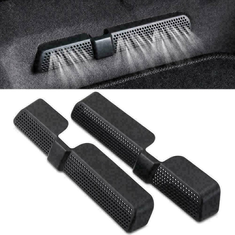 2Pcs Car Air Conditioner Cover Under Rear Seat Seat Duct R3Y7 B6S9 L2J3 O Z9X0