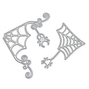 2pcs Halloween Spider Web Scrapbooking Album Embossing Cutting Die Stencils
