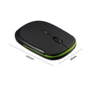 2.4GHz Wireless 1600 DPI Adjustable Optical Laptop PC Mouse (Black)