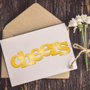 Letter cheers Cutting Dies Embossing Stencil for DIY Scrapbooking Craft