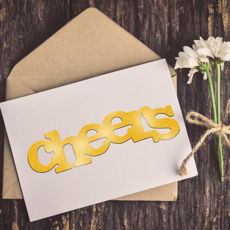 Letter cheers Cutting Dies Embossing Stencil for DIY Scrapbooking Craft