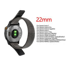 Nylon Loop Strap for Garmin Fenix 7/6 Pro/5/5 Plus Watch Band (22mm Grey)