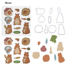 Metal Mouse Cutting Dies Stencil Scrapbooking Stamp Embossing Paper Cards