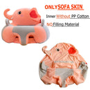Cute Cartoon Baby Sofa Stand Seat Cover Infant Toddler Nest Washable Cradle