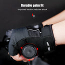 WHEEL UP Cycling Half Finger Gloves Sun Protection Sport Gloves (Black L) Newly