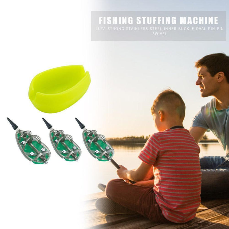 3pcs Inline Method Carp Fishing Feeders Mould Bait Basket Set 30g+40g+50g Newly