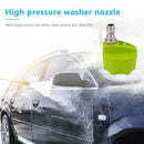 6 in 1 Adjustable Nozzle for 1/4 inch 3000psi High Pressure Washer (Green) Newly