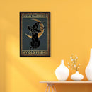 Full Cross Stitch Moon Cat Embroidery Cotton Thread DIY 11CT Stamped Needlework