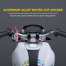 MTB Road Bicycle Bottle Holder Aluminum Alloy Bike Kettle Cup Rack (Sliver)