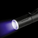 UV Pen Flashlight with Clip Ultraviolet 395nm LED Portable Telescopic Zoom Torch