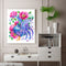 Animals in Flowers Partial Oil Paint By Number Kit DIY Frameless Drawing Pict